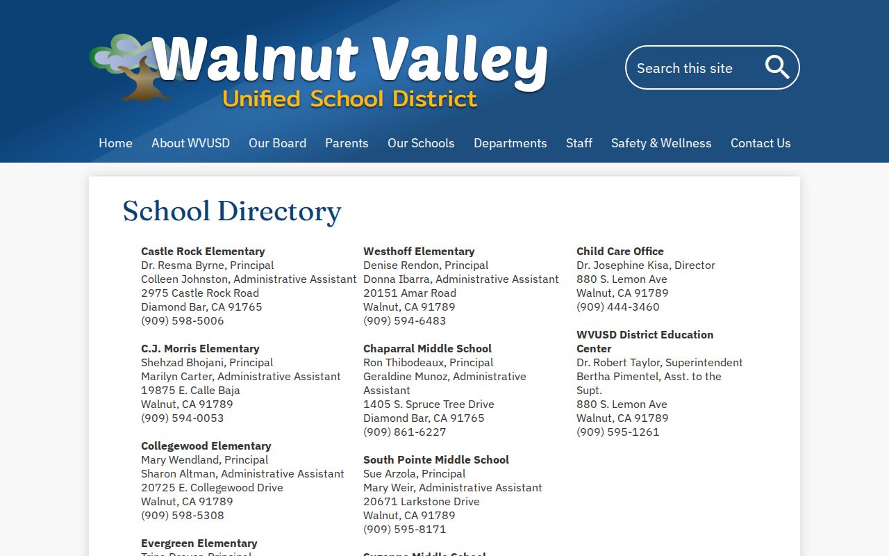 Diamond Bar people search using school directory clues